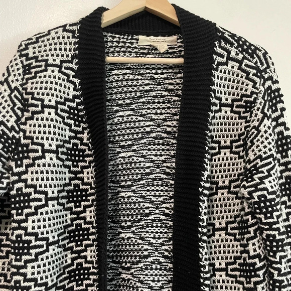 Workshop Andrea Jovine Black and White Knit Cardigan  - Size M - Picture 3 of 7